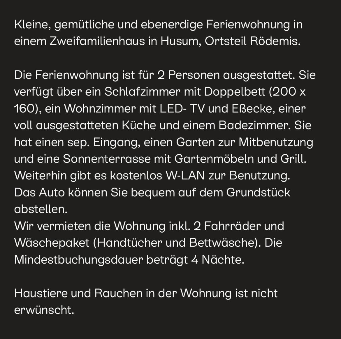 Ferienwohnung „Ole Karkenwech“ Husum-Roedemis Хузум Экстерьер фото